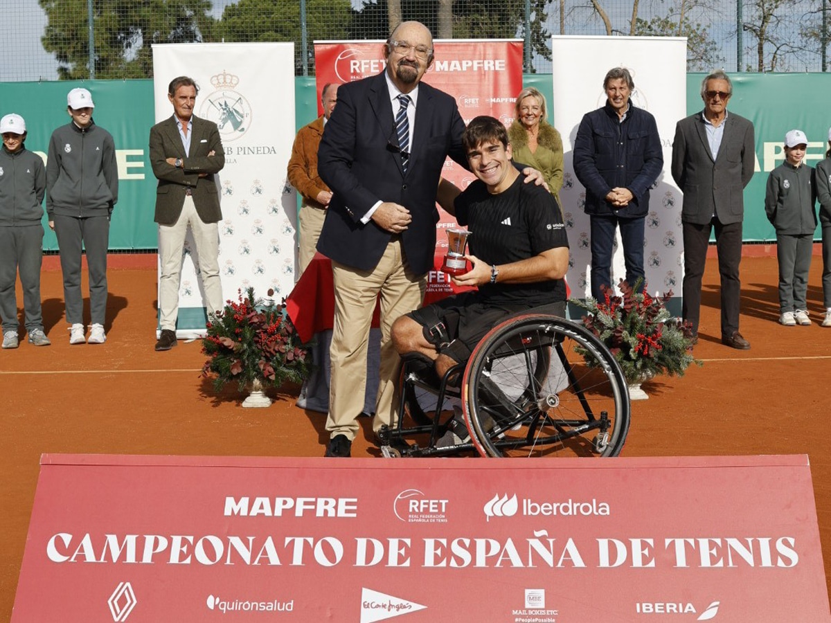 Martín de la Puente, campeón de España de Tenis en Silla