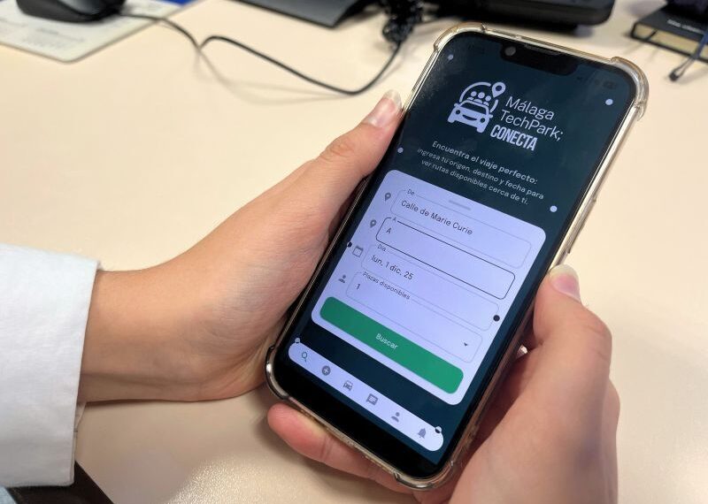 Más de 300 usuarios y 50 rutas en un mes: Éxito de la aplicación de movilidad de Málaga TechPark