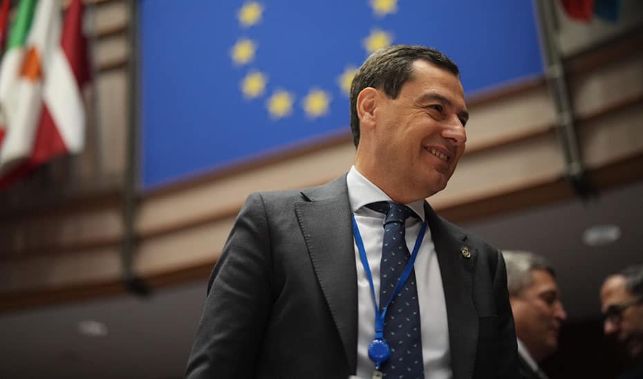 Moreno Defiende la 'Revolución Verde' Andaluza en Europa e Insta a las Regiones a Unirse Contra el Cambio Climático 1 Moreno Defiende la 'Revolución Verde' Andaluza en Europa e Insta a las Regiones a Unirse Contra el Cambio Climático