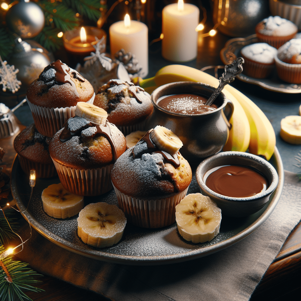 Muffins de Platano y Chocolate El Toque Dulce Perfecto para