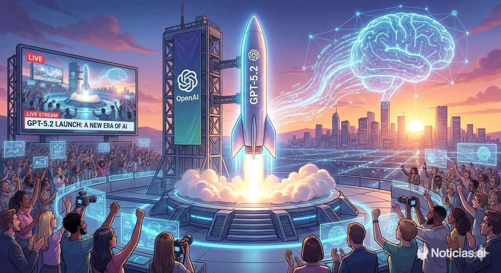 OpenAI Lanza GPT-5.2: Potenciando Soluciones Empresariales con IA Experta para Innovadores y Desarrolladores 1 OpenAI Lanza GPT 52 Potenciando Soluciones Empresariales con IA Experta para