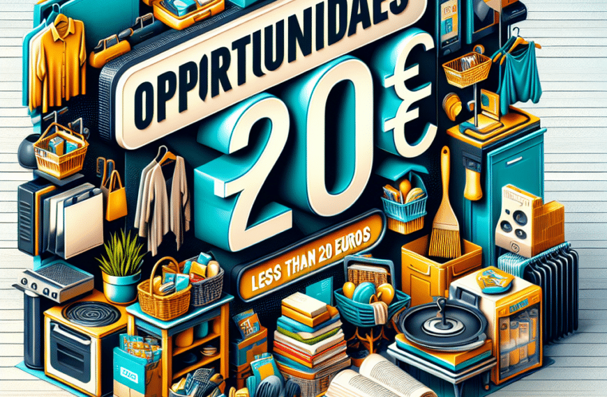 Oportunidades Económicas: Encuentra Productos de Calidad por Menos de 20 Euros