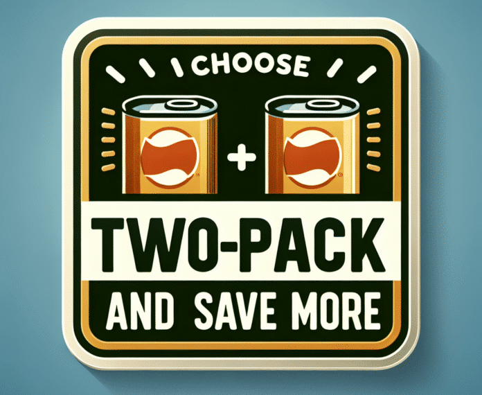 el pack de dos cuesta menos