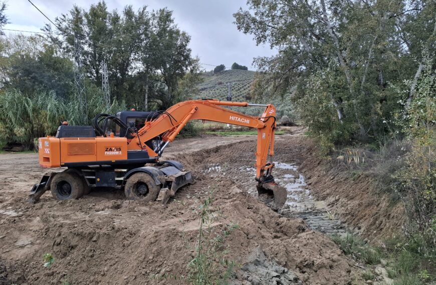 limpieza de cauce en Torre Alhaquime