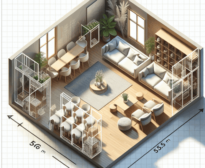 Distribución abierta: la mejor forma de aprovechar 56 m²