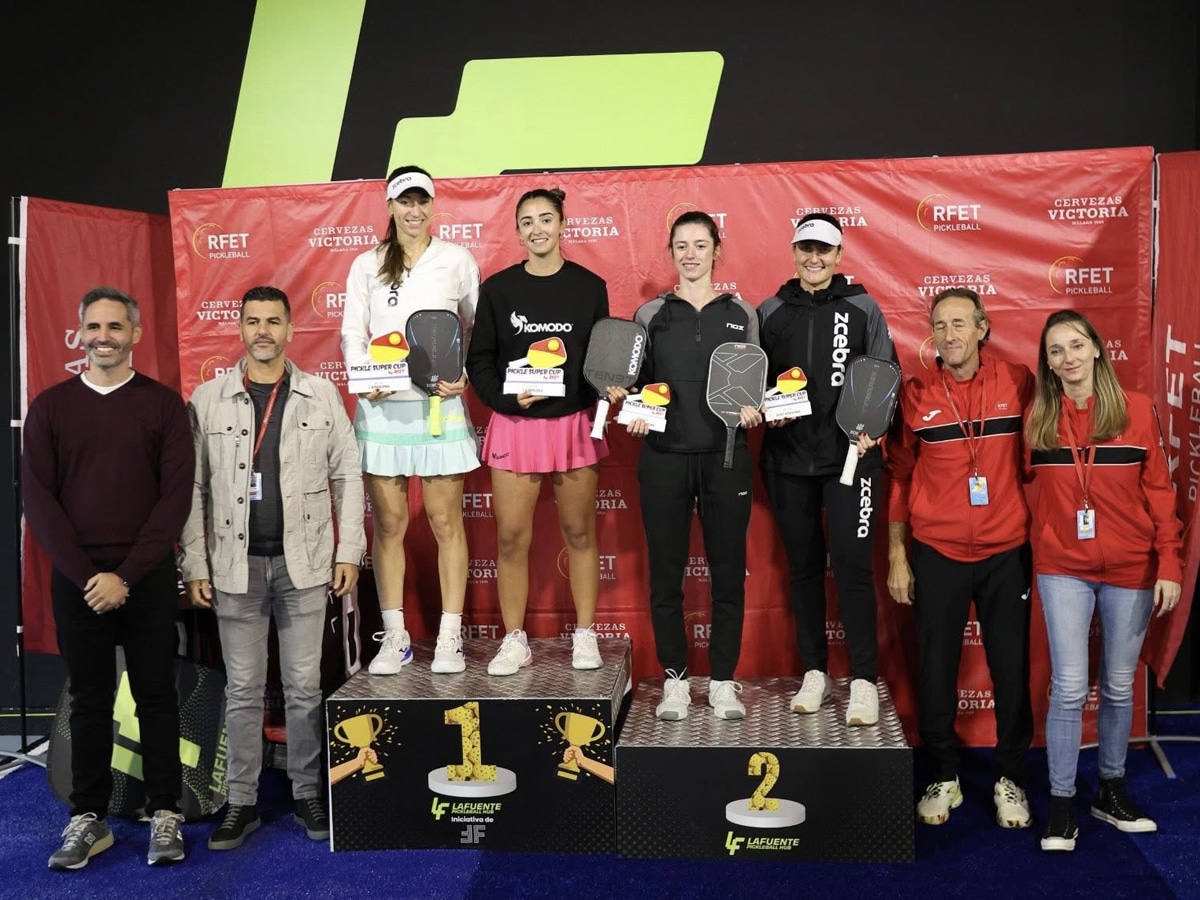 Oro y Plata en la Pickle Super Cup by RFET para María Pintor, Alexander Serrano y Gabriela Constantino 1 Título para María Pintor junto a Sabrina Méndez, en la Pickleball Super Cup by RFET