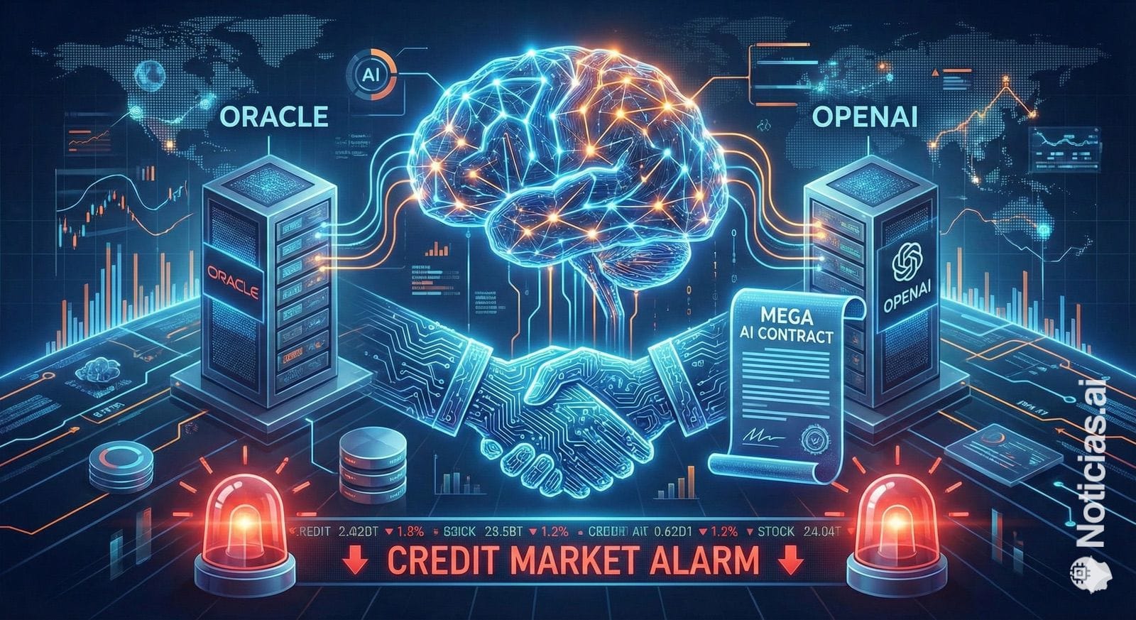Preocupaciones Financieras Surgen por Acuerdo Multimillonario de IA entre Oracle y OpenAI 1 Preocupaciones Financieras Surgen por Acuerdo Multimillonario de IA entre Oracle