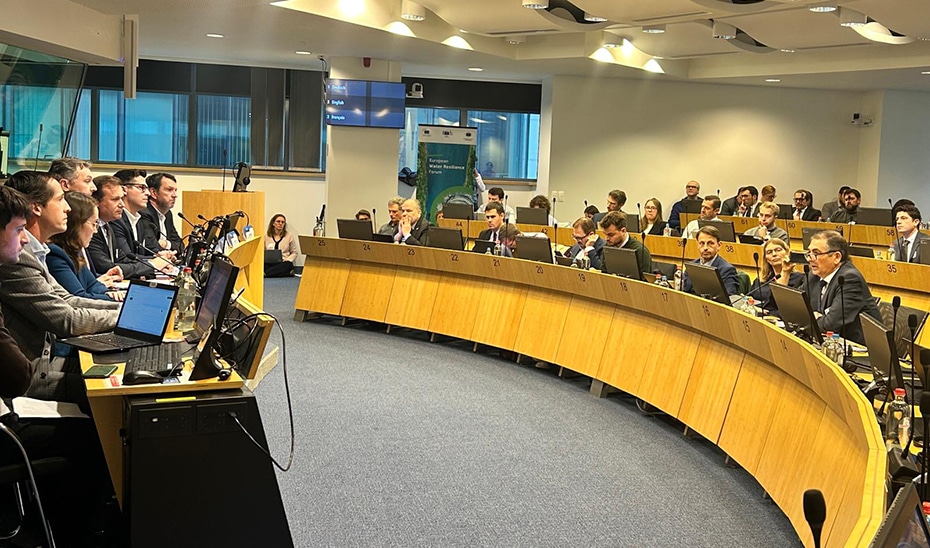 Presentación de Planes de Seguridad Hídrica de la Junta en el I Foro Europeo de Resiliencia del Agua en Bruselas 1 Presentación de Planes de Seguridad Hídrica de la Junta en el I Foro Europeo de Resiliencia del Agua en Bruselas