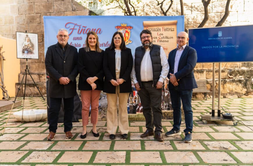 Presentación de la Undécima Recreación Histórica de los Reyes Católicos en Fiñana por parte de la Diputación
