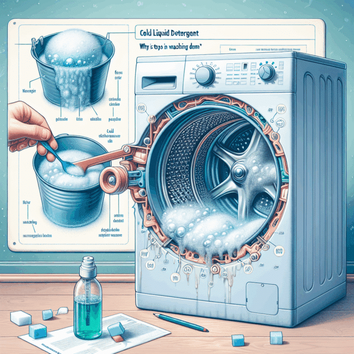 Principales Motivos por los que Queda Agua en el Tambor de la Lavadora 1 "Si usas detergente líquido en frío dentro de la lavadora, se queda en el tambor"