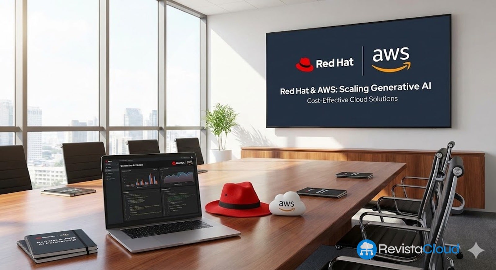 Red Hat y AWS Unen Fuerzas para Optimizar Costos y Escalabilidad de la IA Generativa en la Nube 1 Red Hat y AWS Unen Fuerzas para Optimizar Costos y