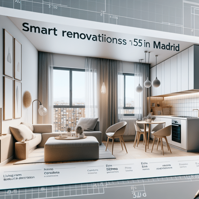 Reforma Inteligente: Soluciones para Transformar un Piso de 55m² en Madrid 1 Reforma de piso pequeño en Madrid