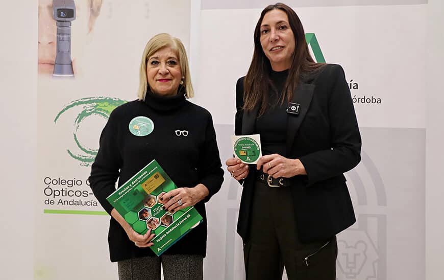 Renovación del Convenio para Descuentos en Óptica para Titulares de la Tarjeta Andalucía Junta 65
