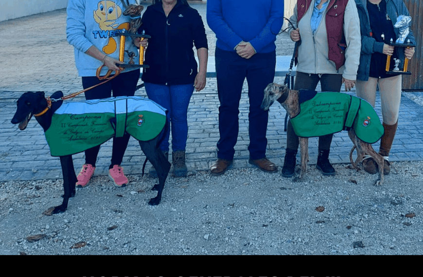 Título: "Normas Generales del III Campeonato de Andalucía de Galgos en Campo Femenino"