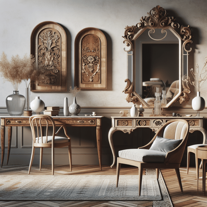 Transforma Tu Hogar Moderno: Guía para Integrar Muebles Vintage con Estilo 1 Decoración con mueble vintage en ambiente moderno