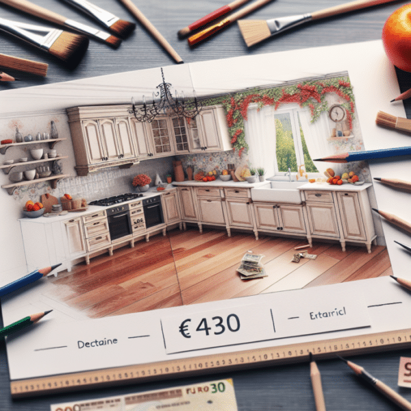 se ha transformado sin obras en una cocina llena de encanto por 430 euros