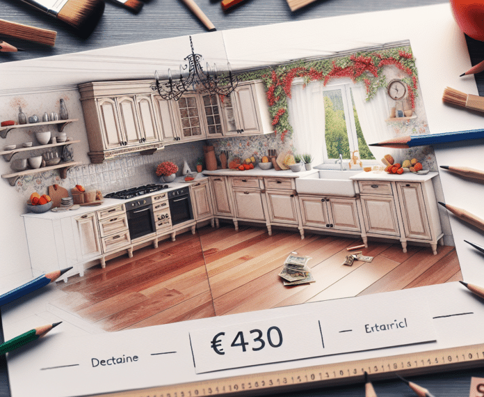 se ha transformado sin obras en una cocina llena de encanto por 430 euros