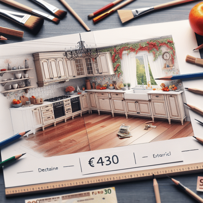 se ha transformado sin obras en una cocina llena de encanto por 430 euros