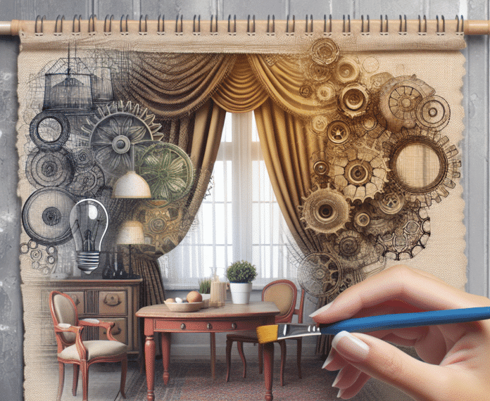 Así puedes reutilizar las cortinas viejas de tu salón como segunda opción para decorar el resto del hogar