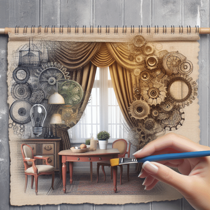 Transforma tus Espacios: Ideas Creativas para Reutilizar Cortinas Antiguas 1 Así puedes reutilizar las cortinas viejas de tu salón como segunda opción para decorar el resto del hogar