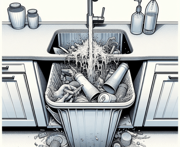 "El primer gran error es poner el cubo de basura debajo del fregadero"