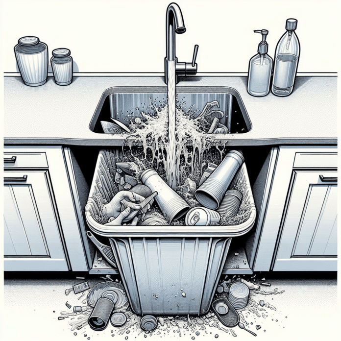 "El primer gran error es poner el cubo de basura debajo del fregadero"