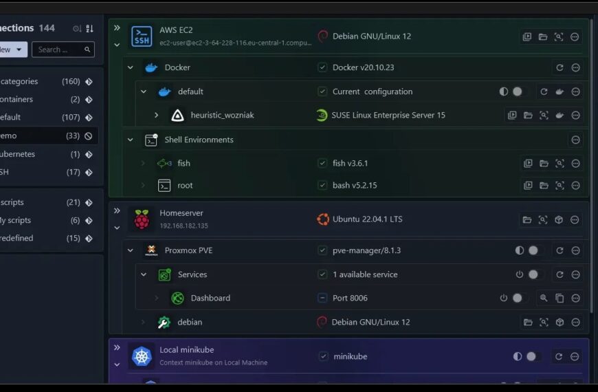 XPipe: La Revolución en Gestión de Conexiones para Sysadmins sin Implementaciones en Servidores