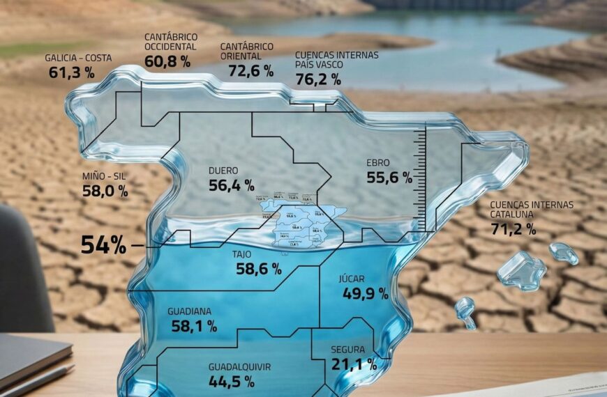 Los embalses dan un respiro a Andalucía, pero Guadalquivir y cuencas mediterráneas siguen en la cuerda floja