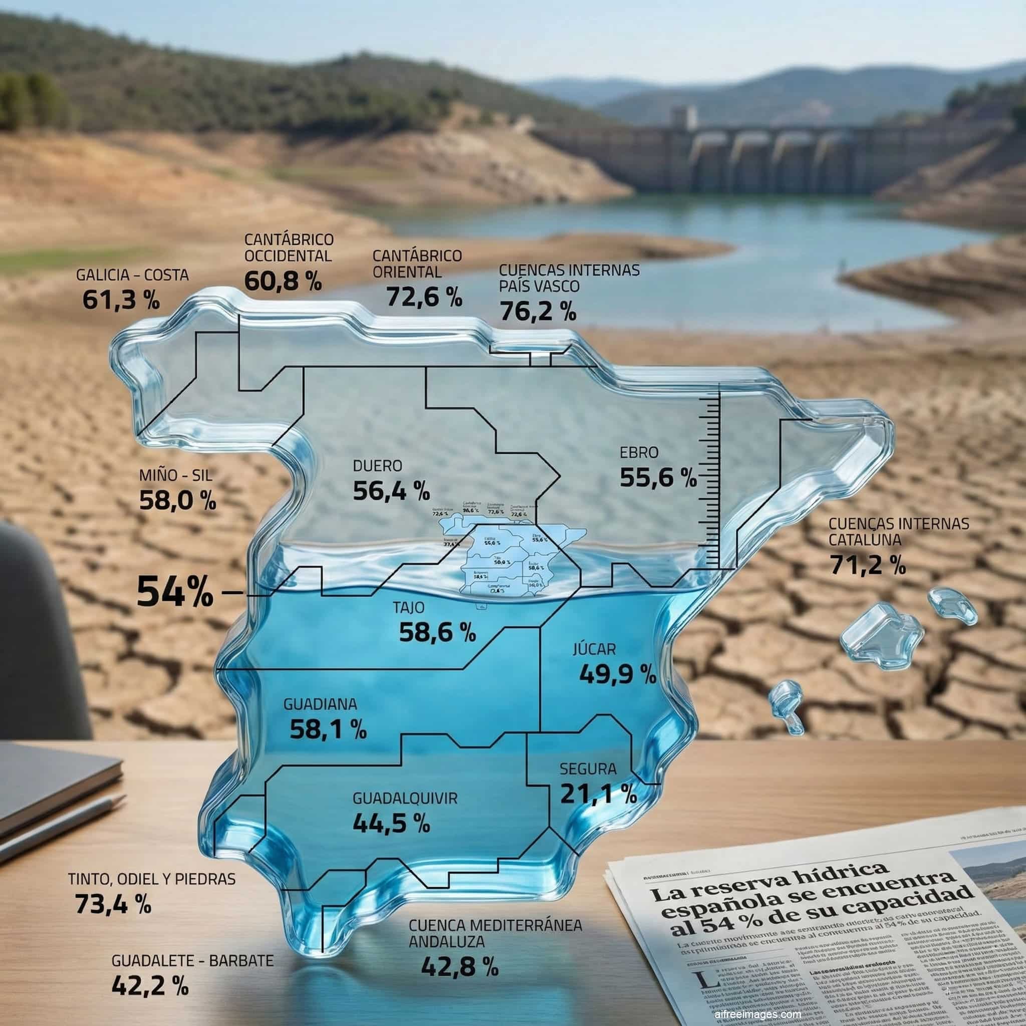 reservas hidricas embalses