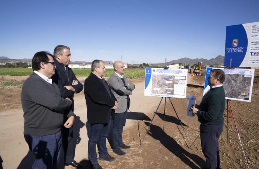 Ampliación de la Conexión de Agua: La Diputación Extiende el Servicio a San Juan de los Terreros para Suministrar Agua a Pulpí desde Águilas
