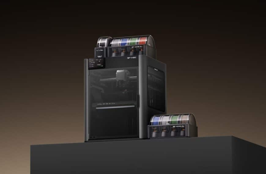 Bambu Lab sorprende al entorno maker con su impresora 3D multicolor y multimaterial H2C VORTEK de 7 boquillas