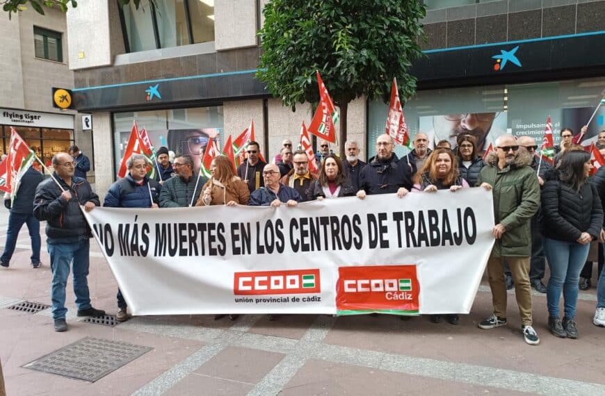 Inmaculada Ortega, secretaria gral. de CCOo Cádiz, ha hecho un llamamiento a empresas y administraciones para se de cumplimiento a la legislación en prevención de riesgos laborales