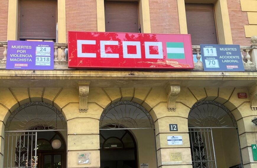 CCOO traslada su pésame a las familias de las personas fallecidas y desea una pronta recuperación a los heridos.