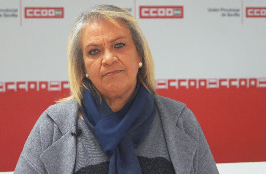 Mercedes Santoja, secretaria de Negociación Colectiva de CCOO de Sevilla.