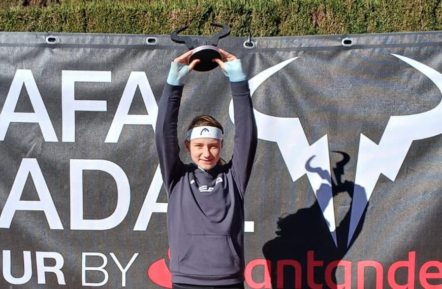 Claudia Valero, finalista del Rafa Nadal Tour en Barcelona