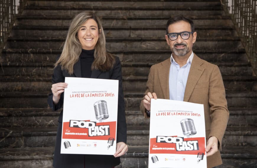 Colaboración entre Diputación y AJE para Lanzar un Programa de Podcasts que Fomenta el Emprendimiento Joven