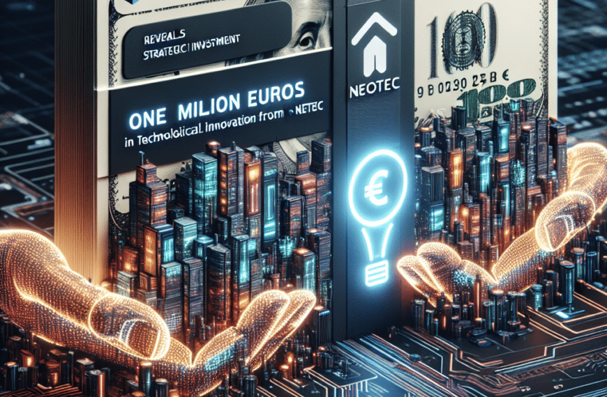 Comexsoft Revela Inversión Estratégica de Un Millón de Euros en Innovación Tecnológica para 2026 con Respaldo de NEOTEC