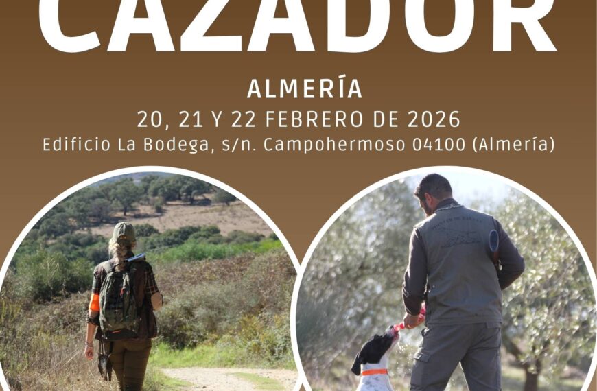 Curso del Cazador en Campohermoso, Almería, los días 20, 21 y 22 de febrero, organizado por la Federación Andaluza de Caza