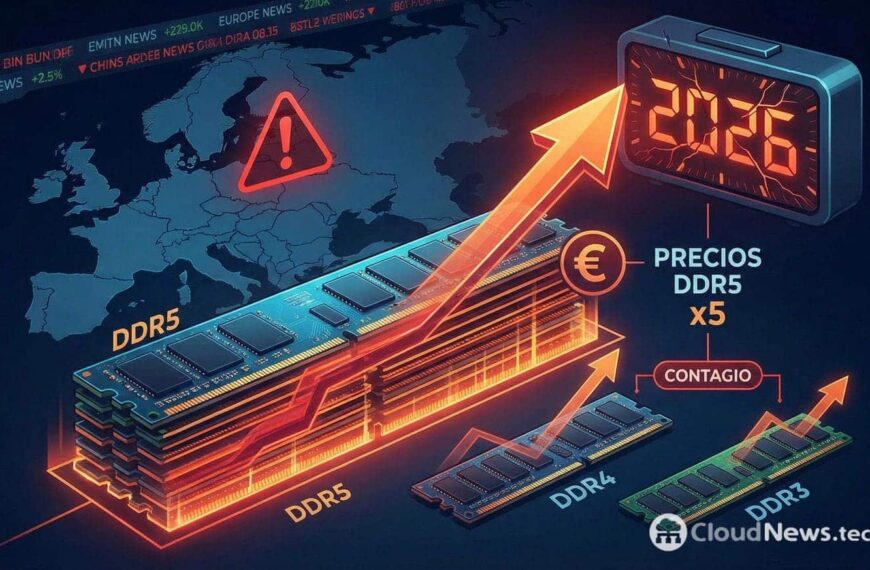 El Escalamiento de Precios de la RAM en Europa: DDR5 Multiplica Costos y Se Espera Mayor Aumento para 2026