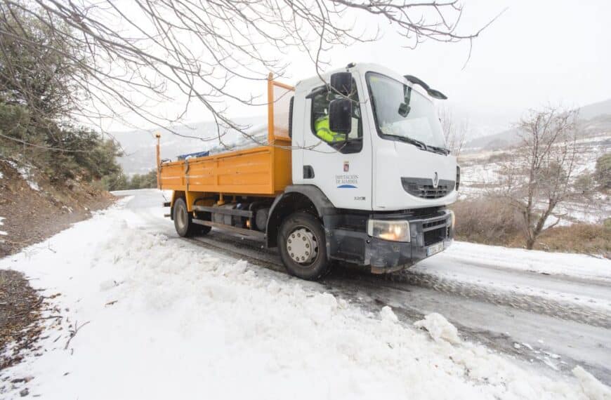 El Plan de Vialidad Invernal 2025-26 de la Diputación: Garantizando la Seguridad en 1.200 km de Carreteras
