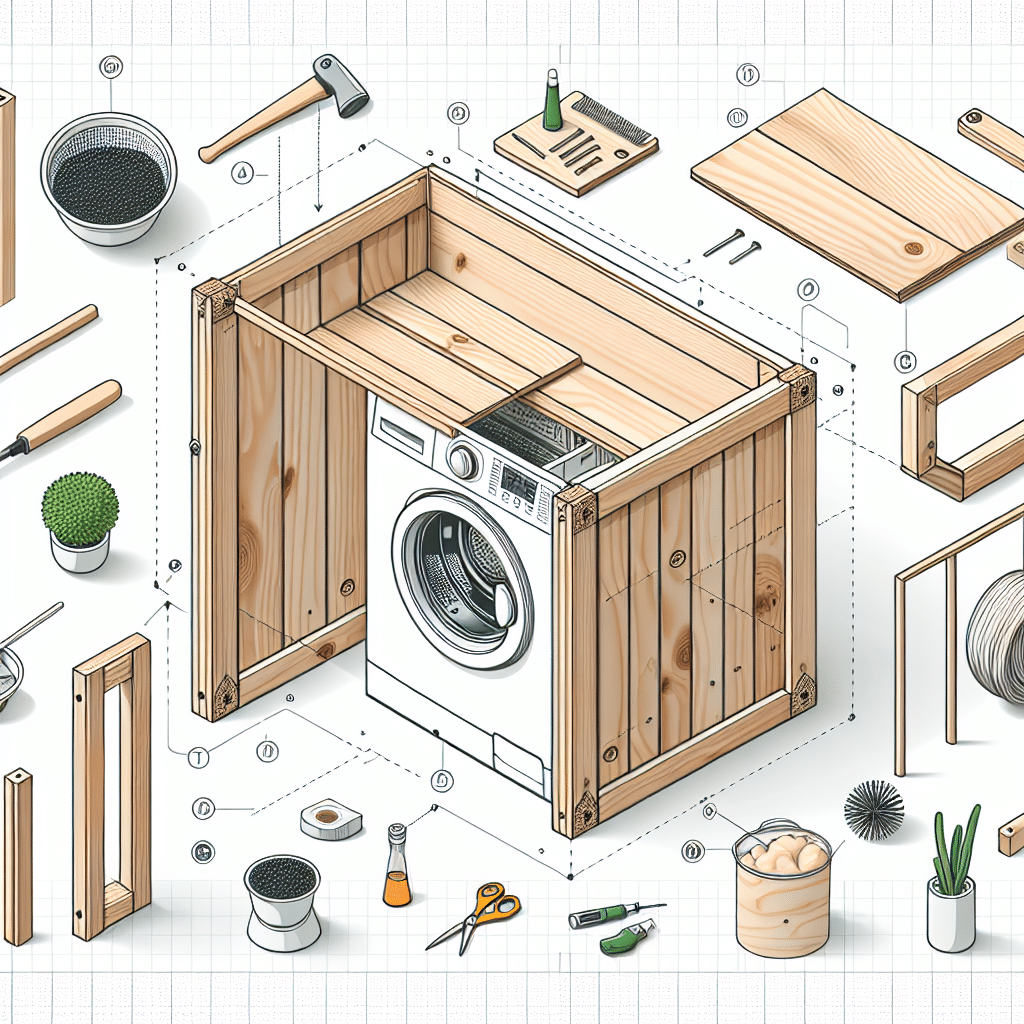 Guía Práctica para Construir un Mueble de Madera que Aumente el Espacio de Almacenamiento sobre tu Lavadora 1 Juan Hernández
