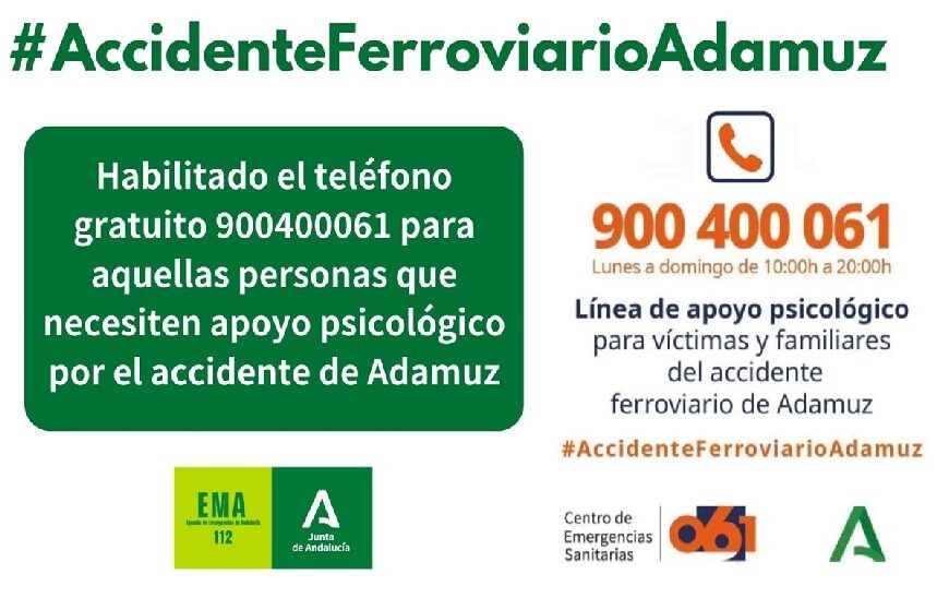 Heridos dados de alta en accidente de Adamuz aumentan a 104; 22 permanecen hospitalizados