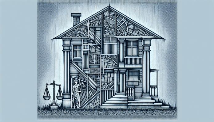 como no había espacio en la escalera, la justicia ha decidido que se puede ocupar parte de una vivienda para instarlo