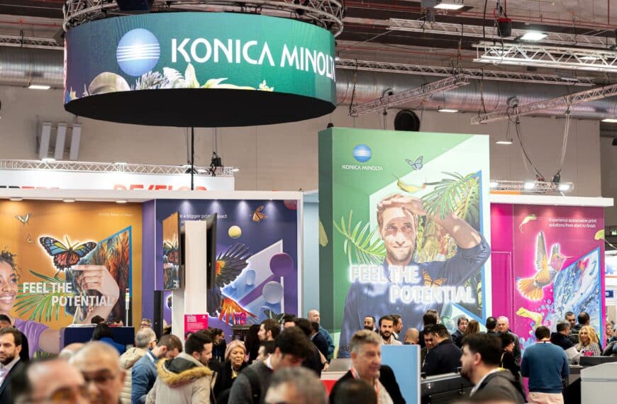 Konica Minolta Presentó en C!Print Madrid 2026 su Compromiso con la Automatización Inteligente