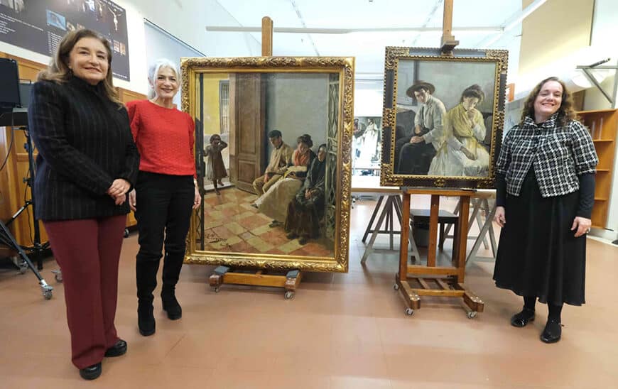 La Consejería de Cultura Enriquecen el Bellas Artes de Sevilla con la Adquisición de Dos Lienzos de Luisa Puiggener