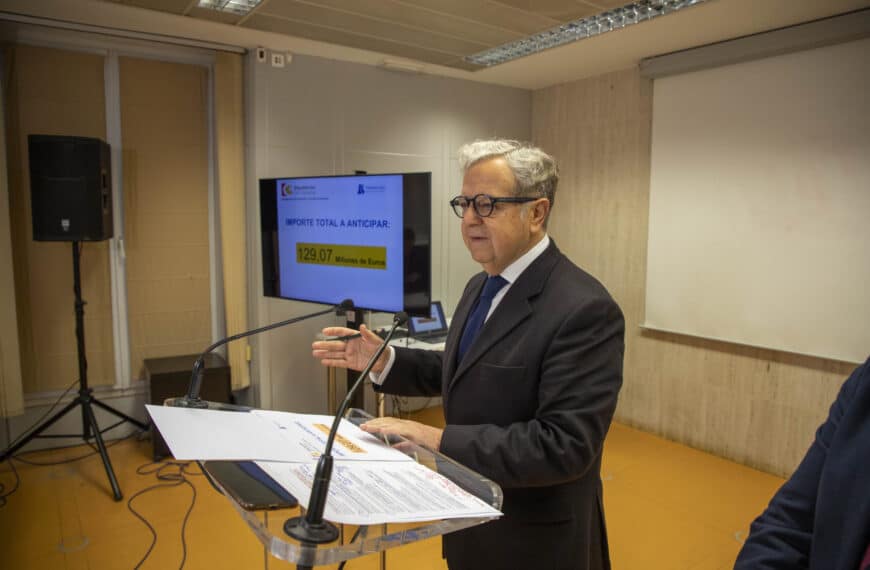 La Diputación transfiere 129,07 millones de euros a los ayuntamientos de la provincia, un 2,55% más que en 2025