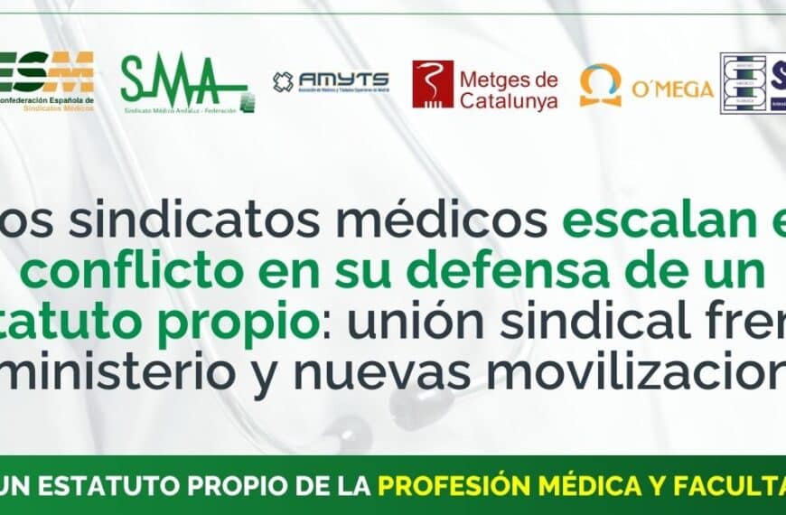 Los Sindicatos Médicos Intensifican el Conflicto por un Estatuto Propio: Unidad Sindical Contra el Ministerio y Nuevas Movilizaciones