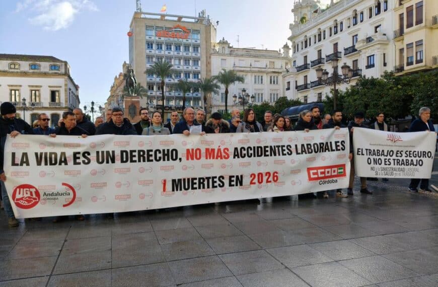 Los sindicatos advierten de las insoportables cifras de siniestralidad de la provincia de Córdoba.