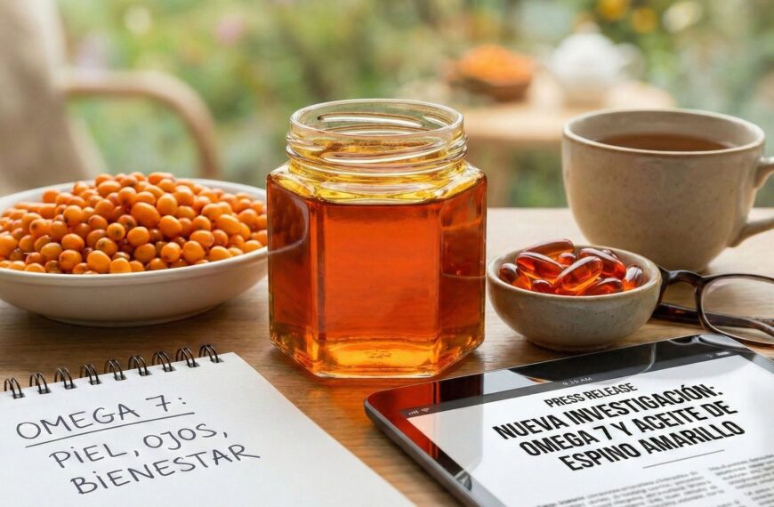 Omega 7 y Espino Amarillo: Beneficios Científicos para la Piel, Salud Ocular y Bienestar Femenino