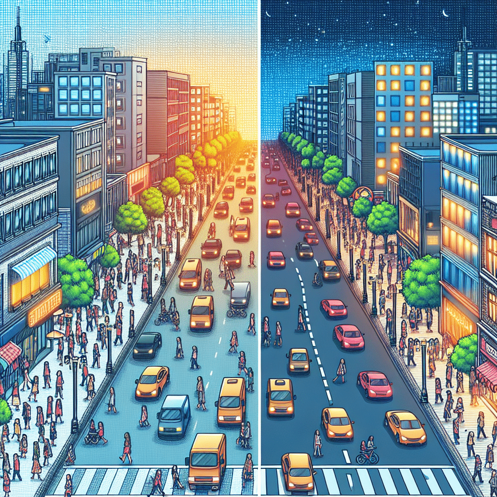 Optimización Inteligente: Contrastes en la Distribución entre Zonas de Día y Zonas de Noche 1 Silvia Pastor